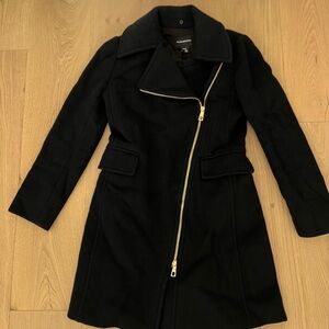 Club Monaco Navy Wool Coat